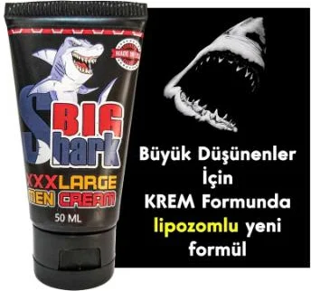 Bigshark Erkek Kremi 50ml - Lipozomlu Formül ile Etkili Destek