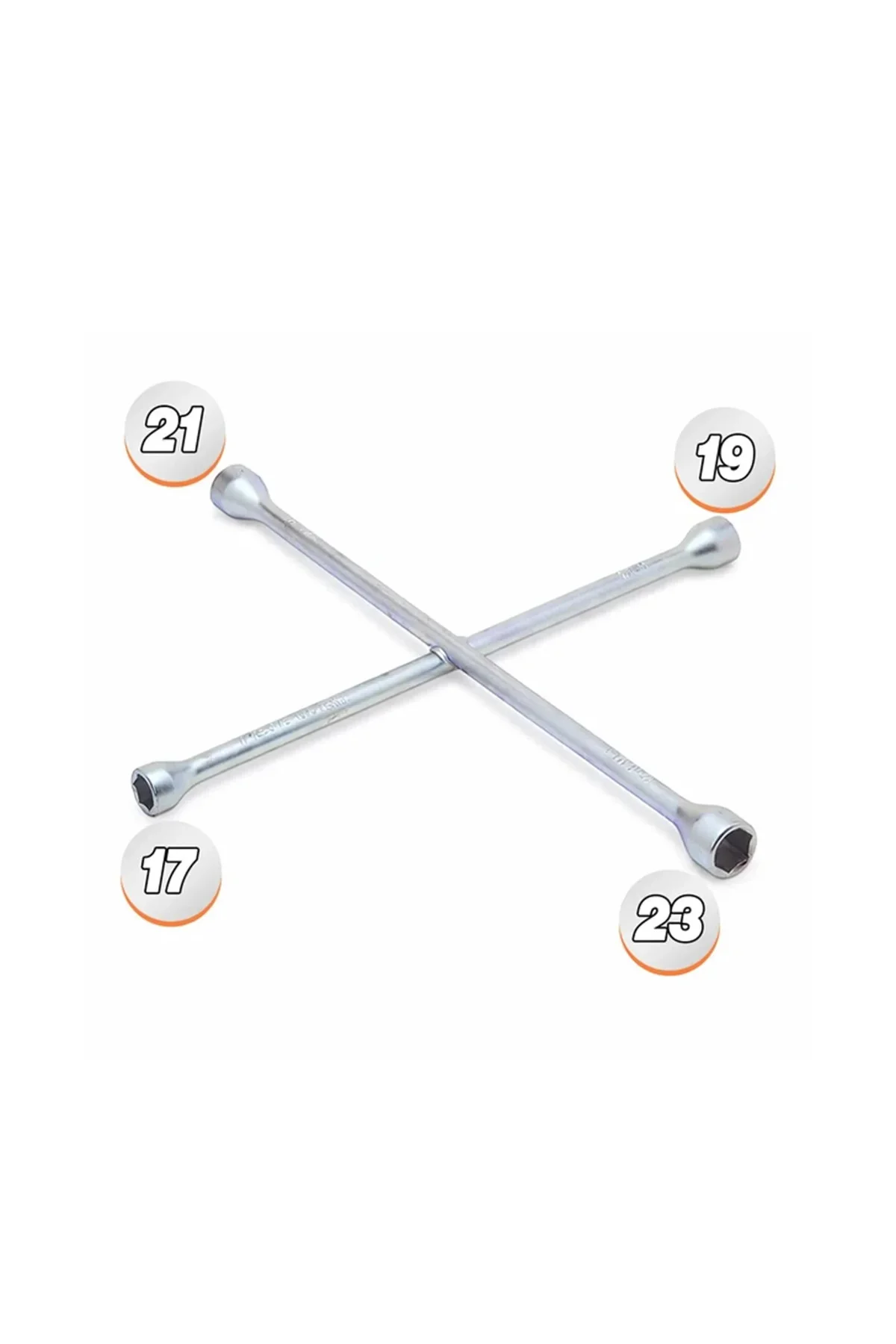 Bijon Anahtarı 4'lü Krom Set (17-19-21-23 mm)
