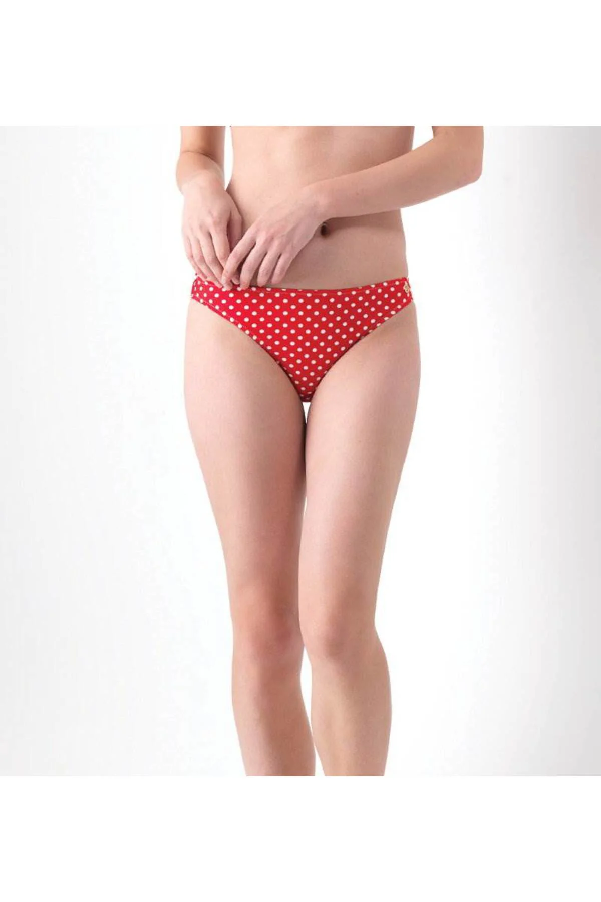 Bikini Alt 8424 - Kırmızı Puantiyeli