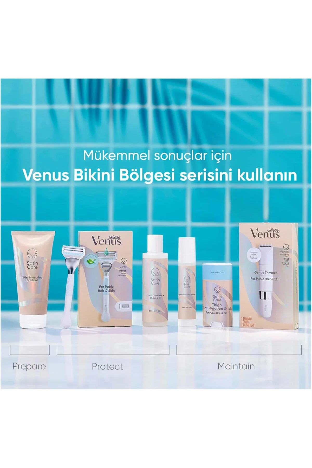 Bikini Bölgesi Tıraş Makinesi ve 1 Adet Başlık