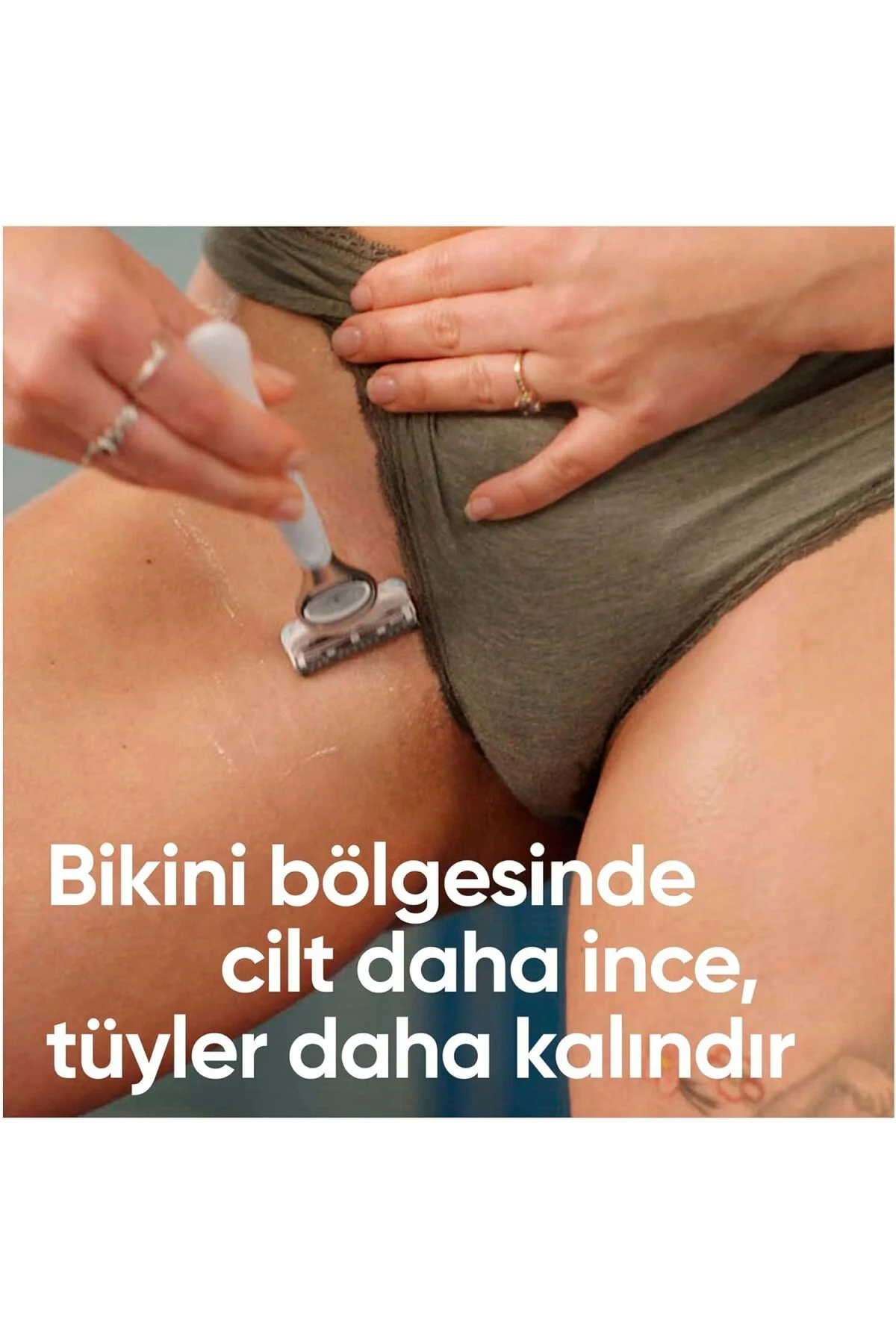 Bikini Bölgesi Tıraş Makinesi ve 1 Adet Başlık