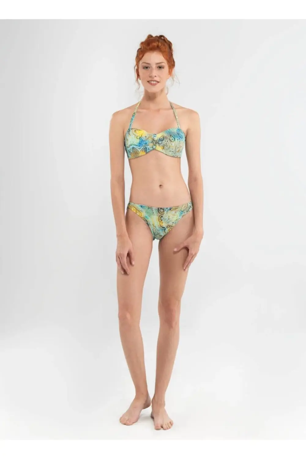 Bikini Takımı 8622 - Şal Desenli