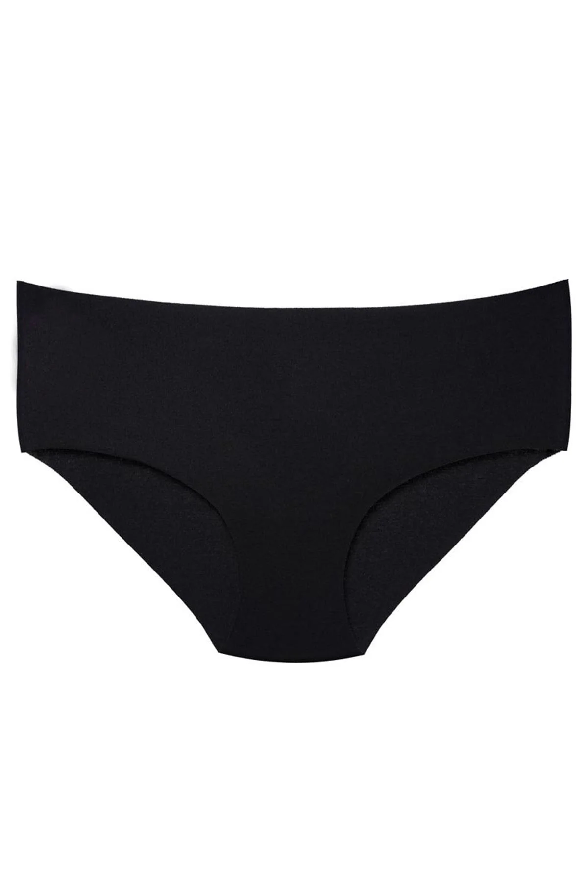 Bikini Toparlayıcı Pamuk Lazer Kesim Siyah | 3816