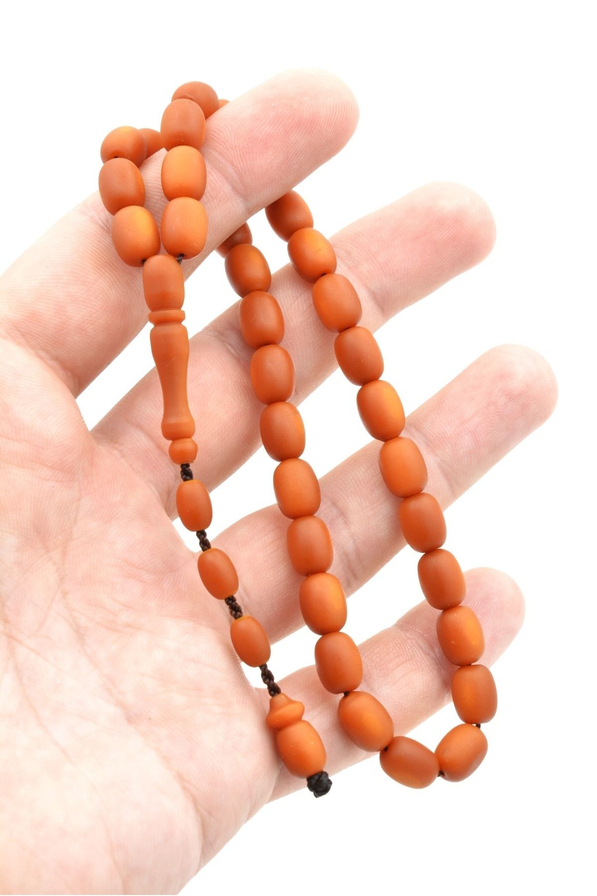 Murty99 Bilek Boy Kapsül Kesim Turuncu Fiber Tesbih