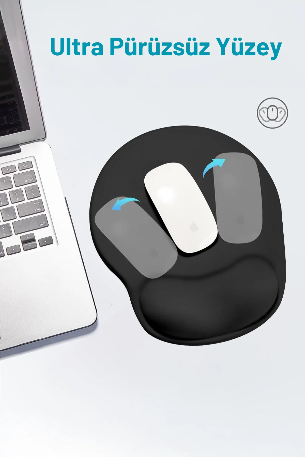 Bilek Destekli Ergonomik Rahat Konforlu Mouse Pad Bilek Destekli Ergonomik Rahat Konforlu Mouse Pad
