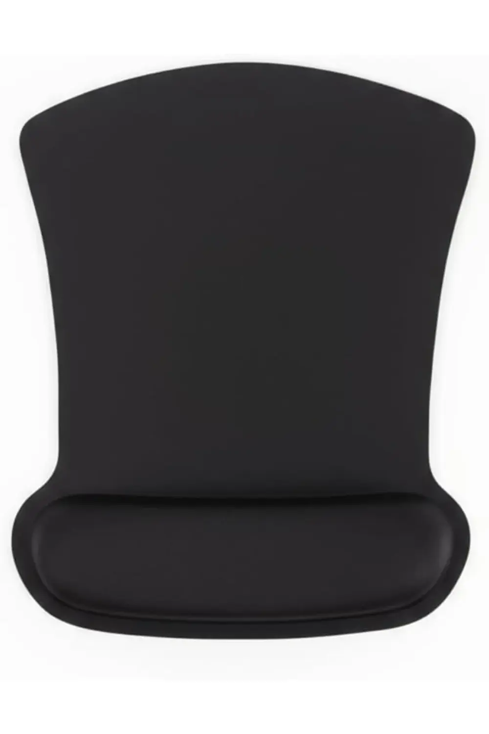 Bilek Destekli Konfor Kaymaz Ergonomik Mouse Pad Siyah Siyah 3955