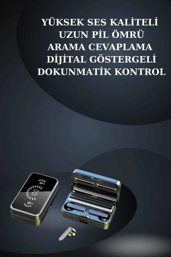 Bileklikli Amoled Ekran Akıllı Saat ve Dijital Göstergeli Kablosuz Bluetooth Kulaklık ANC/ ENC Bileklikli Amoled Ekran Akıllı Saat ve Dijital Göstergeli Kablosuz Bluetooth Kulaklık ANC/ ENC