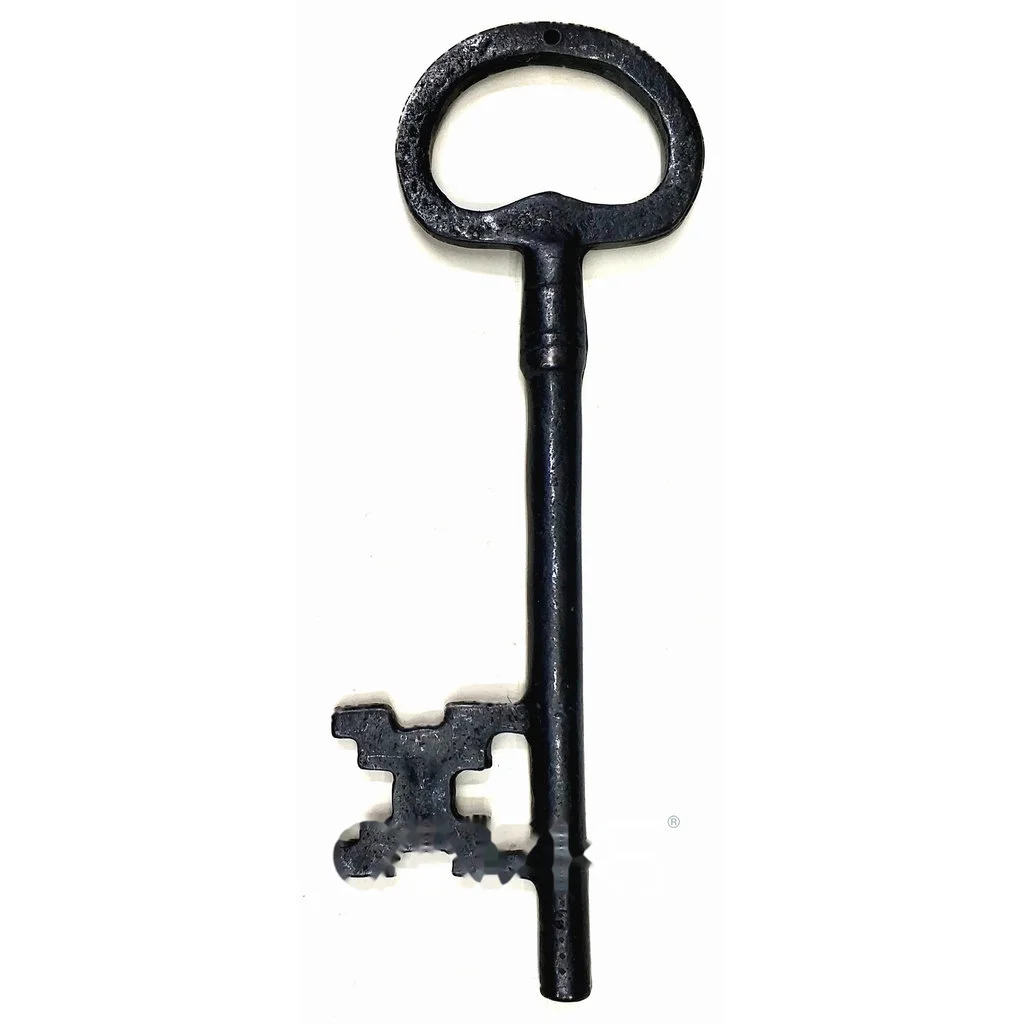 Bilge Anahtar Biblo, 210x66 mm - Büyük Boy, Retro, Vintage, Antika Stil Süs Dekor Aksesuar Anahtarı