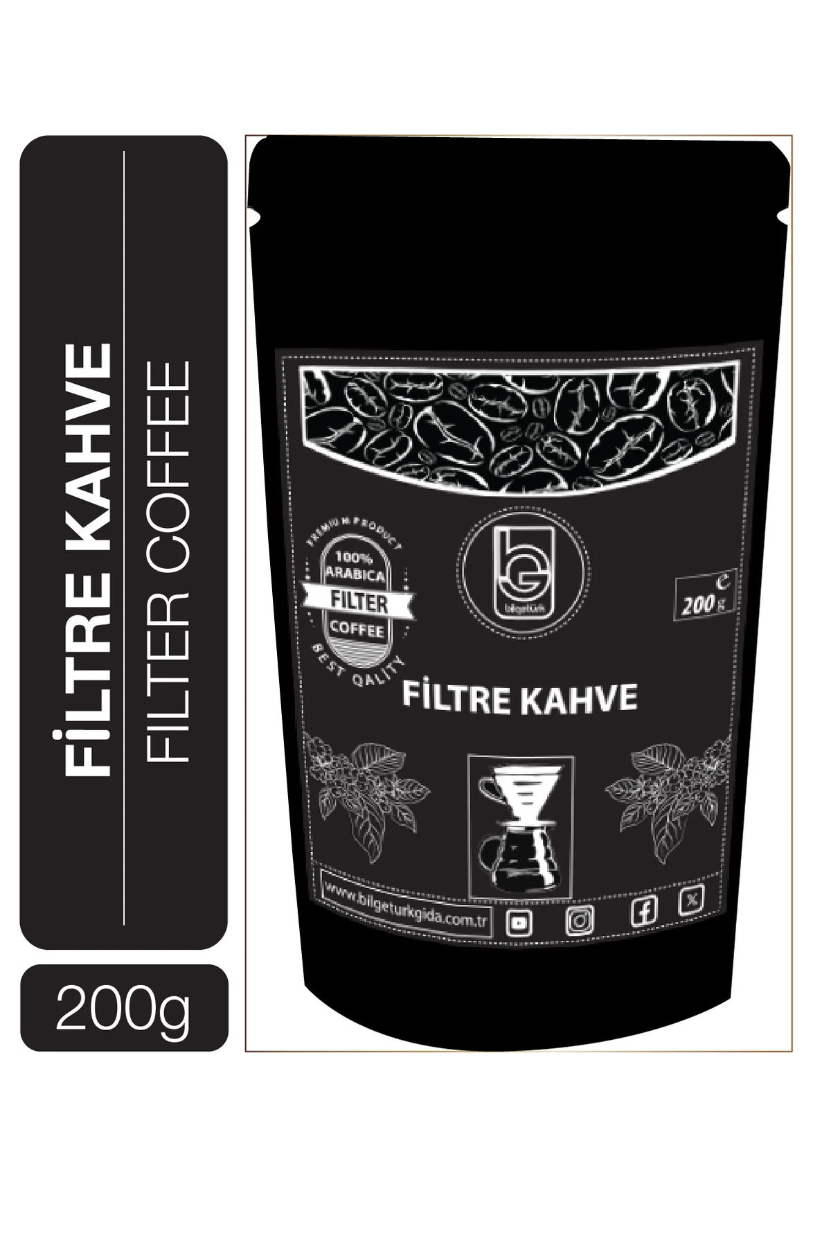 Bilgetürk Filtre Kahve 200 Gr Bilgetürk Filtre Kahve 200 Gr