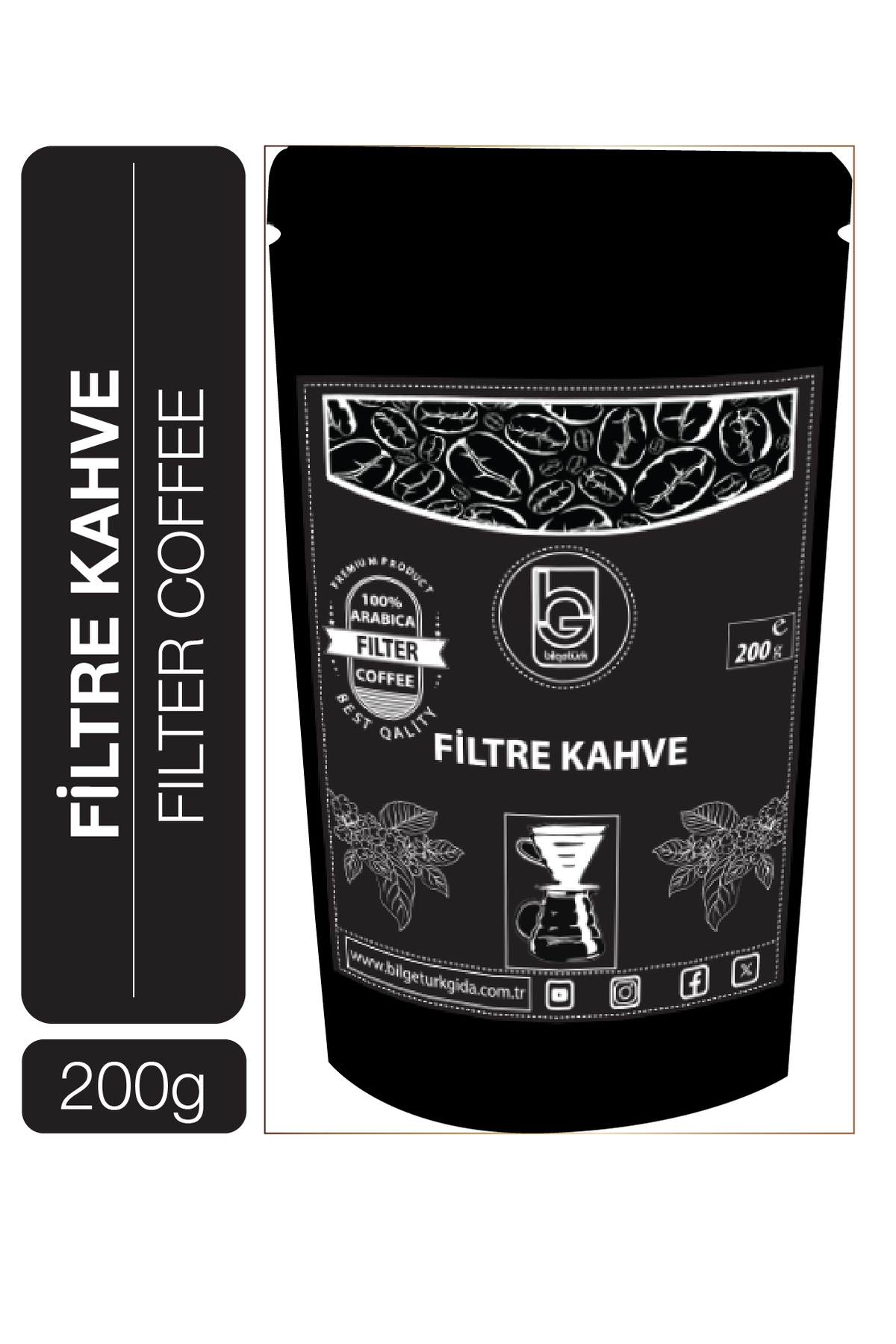 Bilgetürk Filtre Kahve 200 Gr