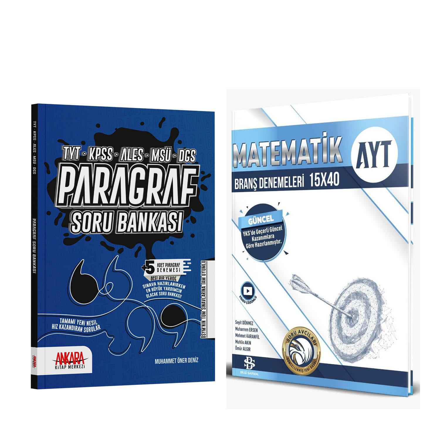 Bilgi Sarmal AYT Matematik Deneme ve AKM Paragraf Soru Bankası Se