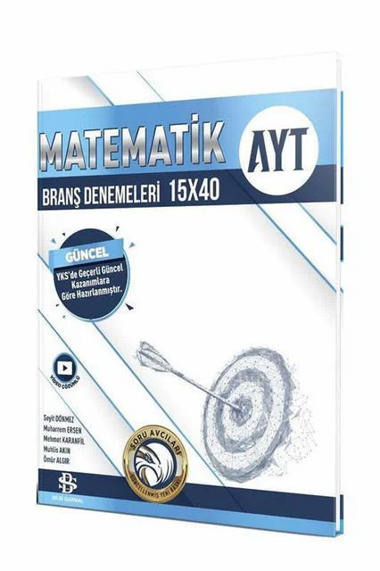 Bilgi Sarmal Ayt Matematik 15 X 40 Branş Denemeleri Yeni 2022