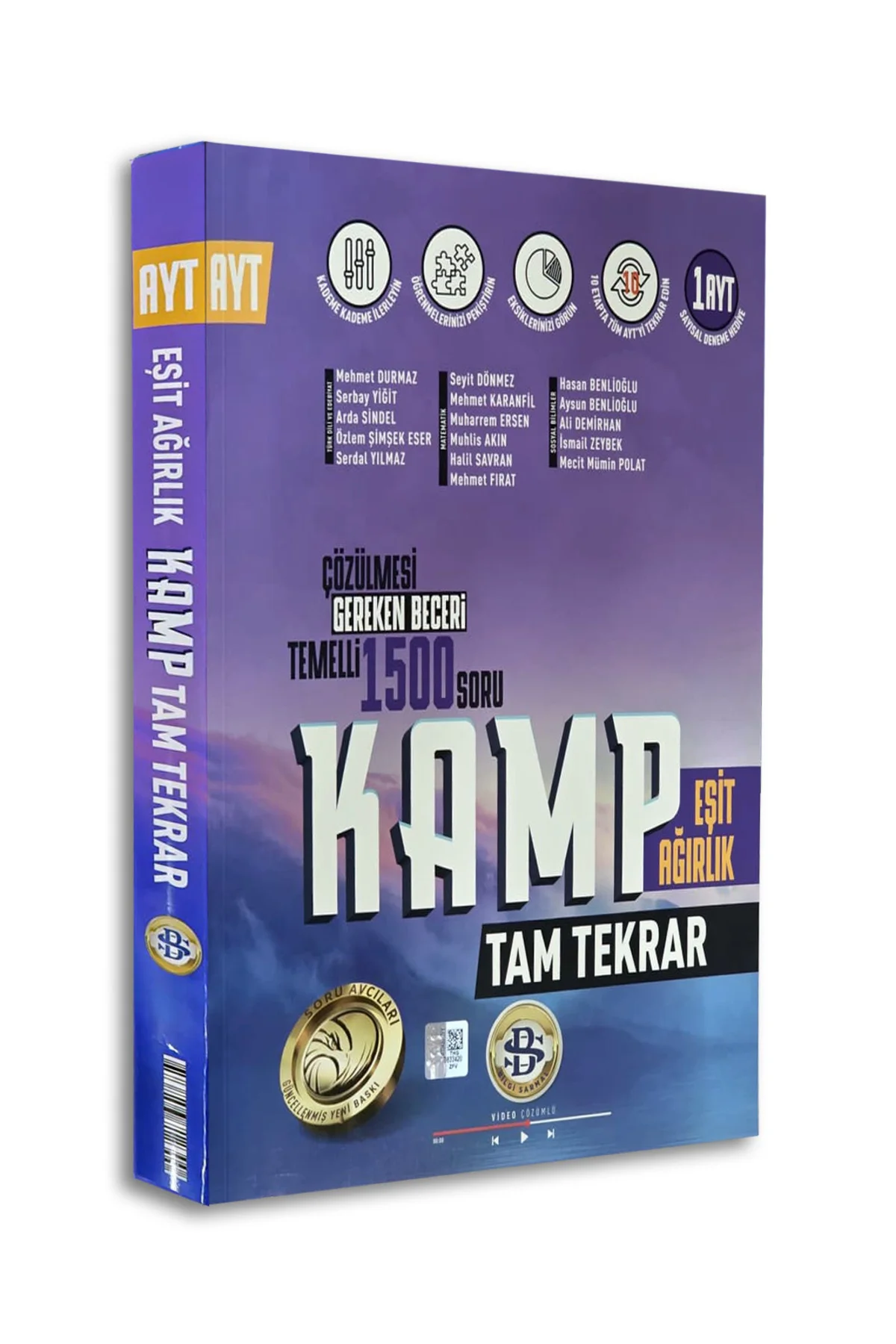 Ayt Kamp Tam Tekrar Eşit Ağırlık 1500 Soru + Deneme Hediyeli 2026