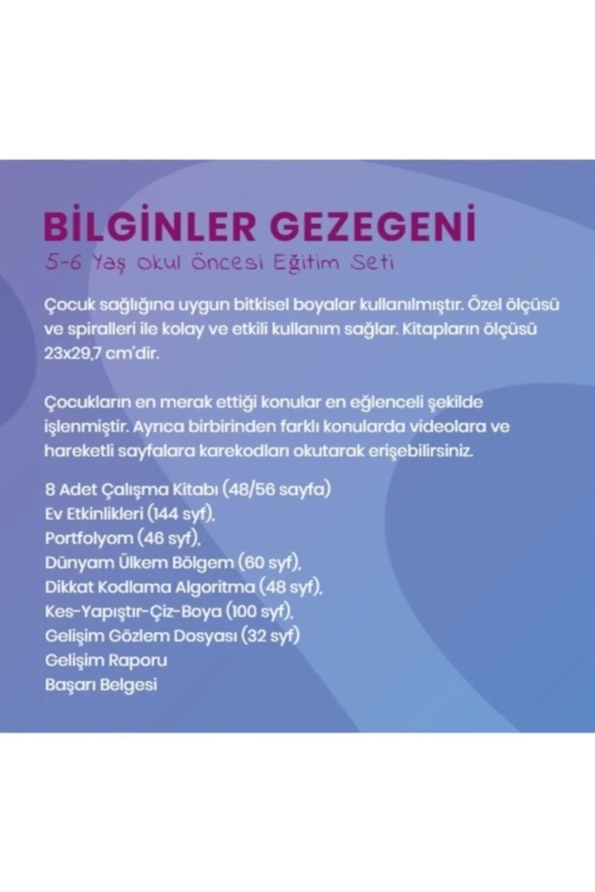 Bilginler Gezegeni Okul Öncesi Eğitim Seti Fiyatı, Yorumları ve Özellikleri