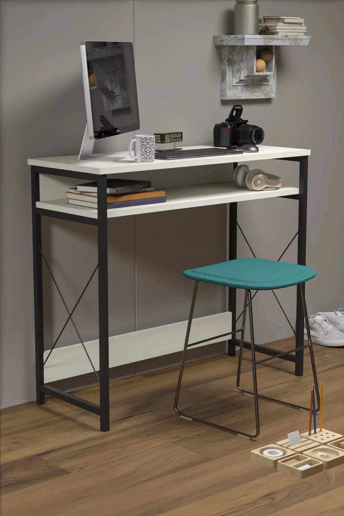 Bilgisayar Çalışma Masası Beyaz