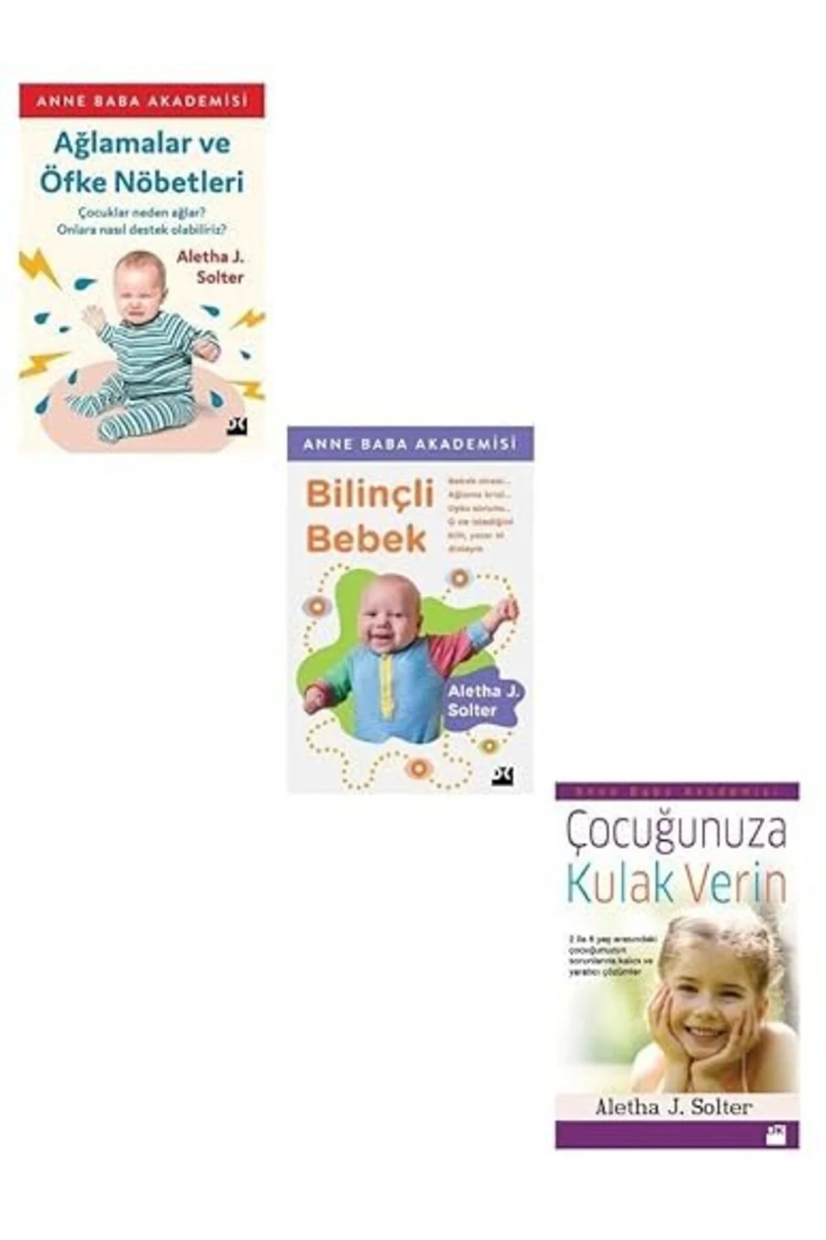 bilincli bebek +aglama nobetleri + cocugunuza kulak verin = 3 set