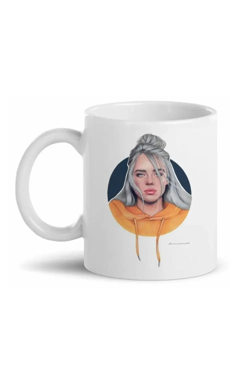 Billie Eilish Baskılı Kupa Bardak D01
