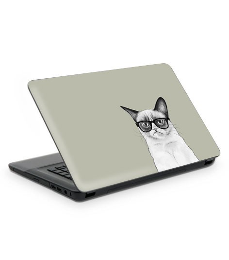 Artikel Bilmiş Kedi Notebook Sticker, Laptop Sticker,, Hp Sticker, Asus S