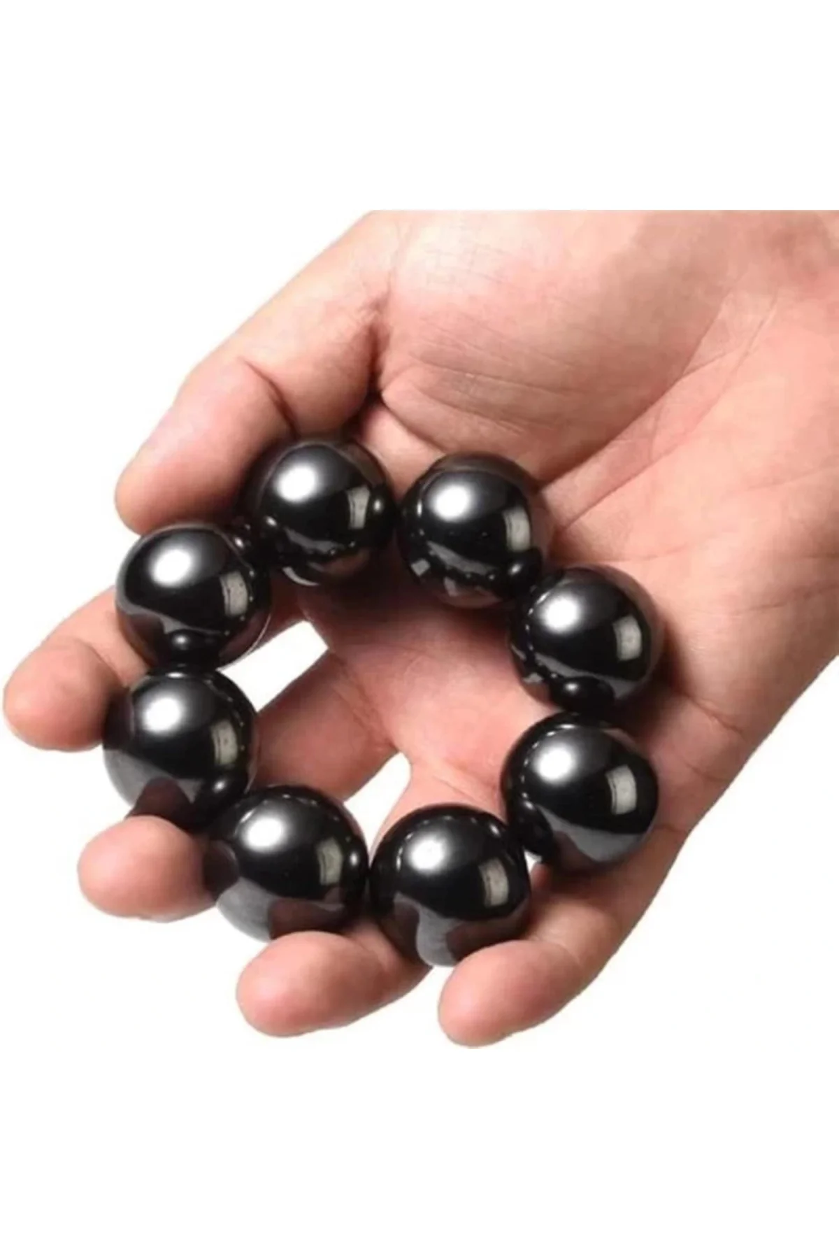 Bilye Şeklinde Manyetik Stres Topu Ø20 mm 5 Adet Küre Mıknatıs, Stres Giderici ve Hobi Mıknat�