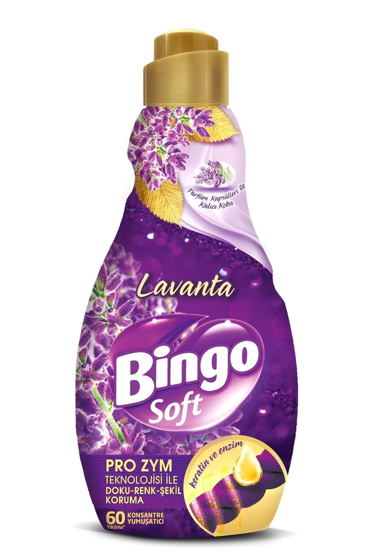Bingo Bingo Soft Çamaşır Yumuşatıcı Konsantre 1440Ml Lavanta (9 Lu Set)