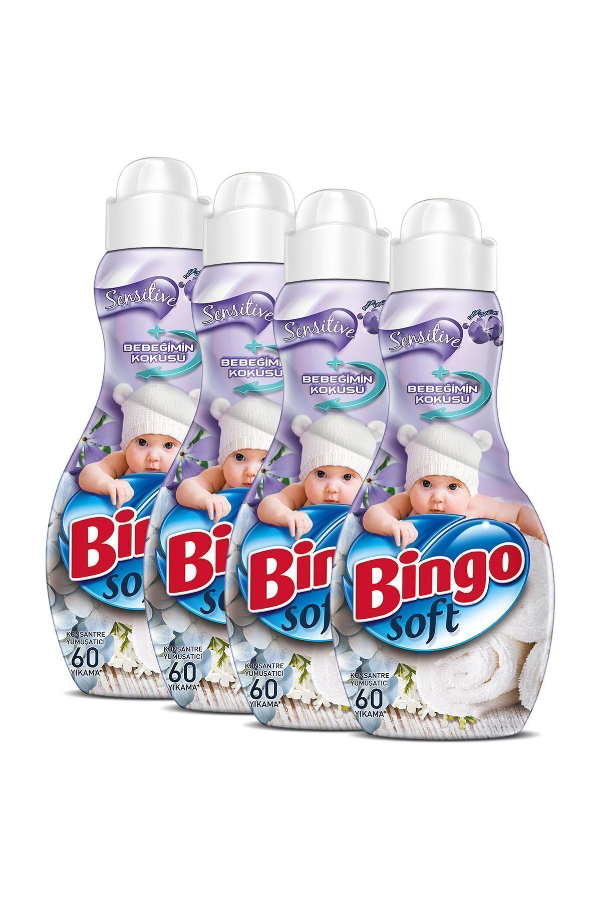 Bingo  Soft Konsantre Çamaşır Yumuşatıcısı Sensitive 1440 Ml Ekono