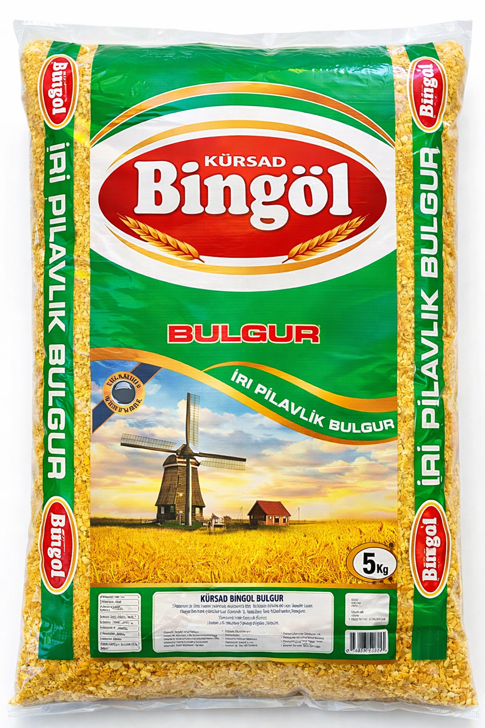 Bingöl İri Pilavlık Bulgur 5 kg