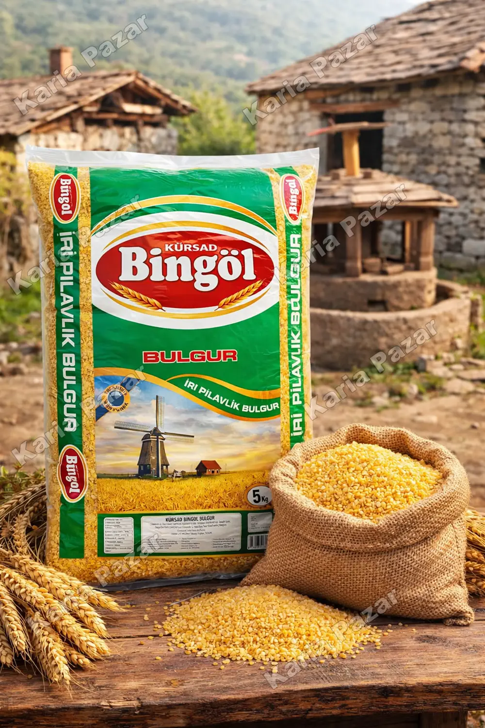 Bingöl İri Pilavlık Bulgur 5 kg
