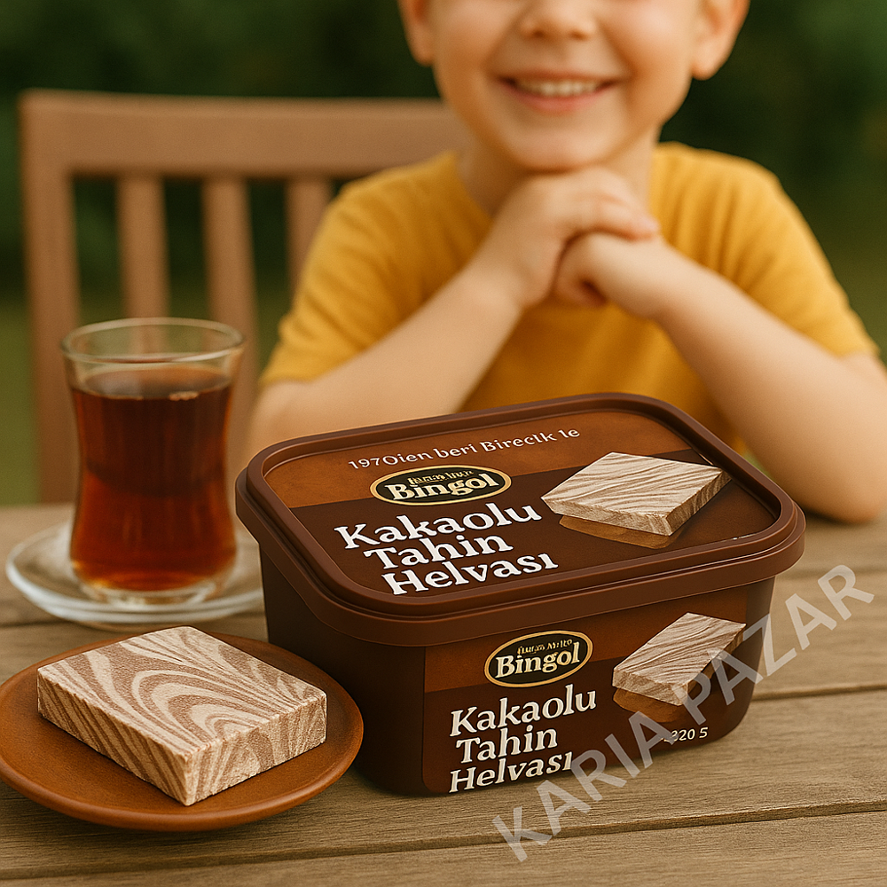 Bingöl Kakaolu Tahin Helvası 1700 G X 10 | Toptan Ekonomik Paket