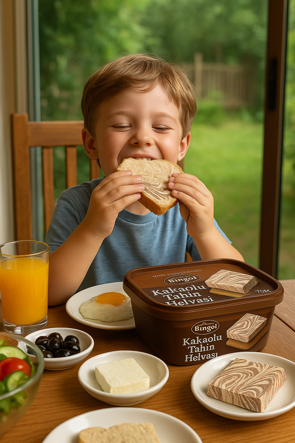 Bingöl Kakaolu Tahin Helvası 1700 G X 4 | Aile Boyu Paket