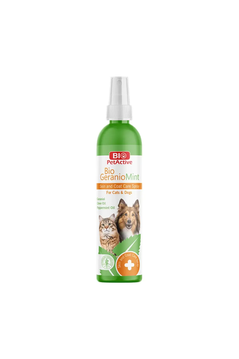 Bio Geranio Mint Kedi Dış Parazit Tüy Ve Deri Bakım Spreyi 100 Ml