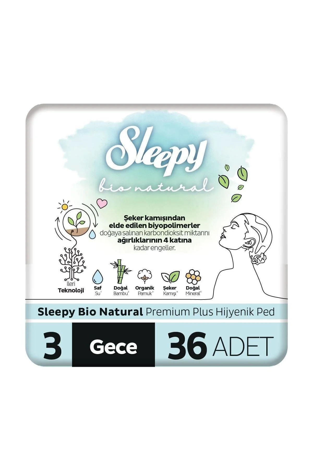 Bio Natural Premium Plus Hijyenik Ped Gece 36 Adet Ped Fiyatı, Yorumları ve Özellikleri