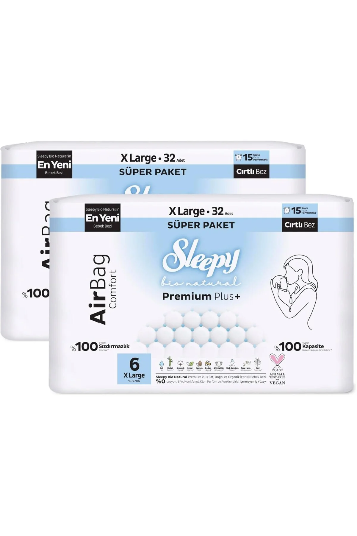 Bio Natural Premium Plus Airbag Comfort Avantaj Paketi Bebek Bezi