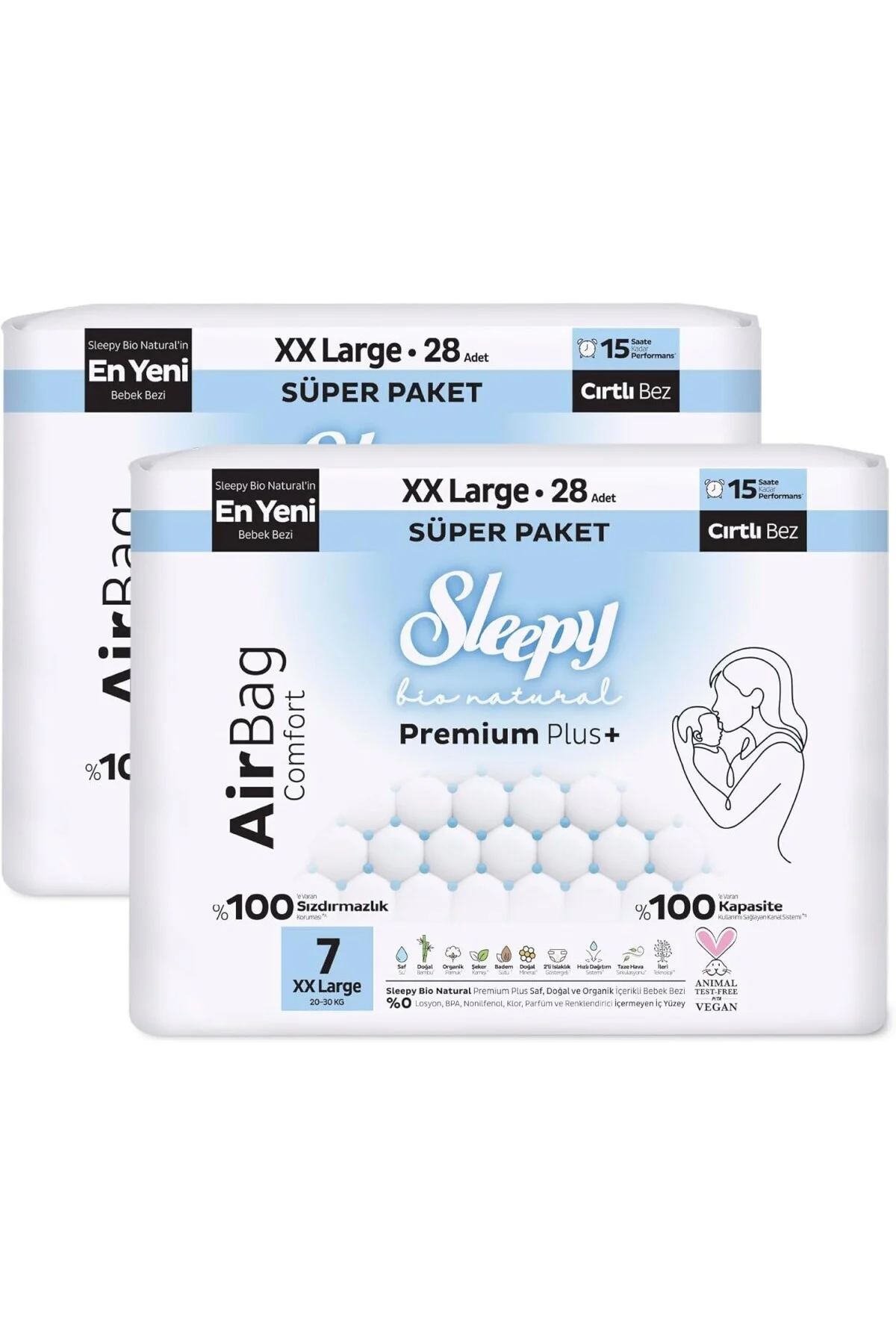Bio Natural Premium Plus Airbag Comfort Avantaj Paketi Bebek Bezi