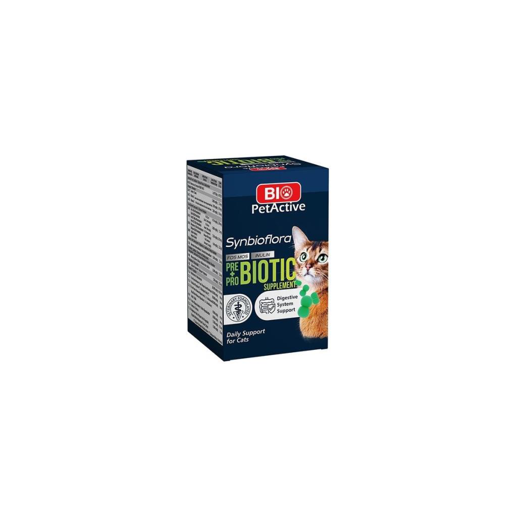 Bio Petactive Bio Pet Active Kediler İçin Synbioflora Probiotik 60 Tablet 30 Gr