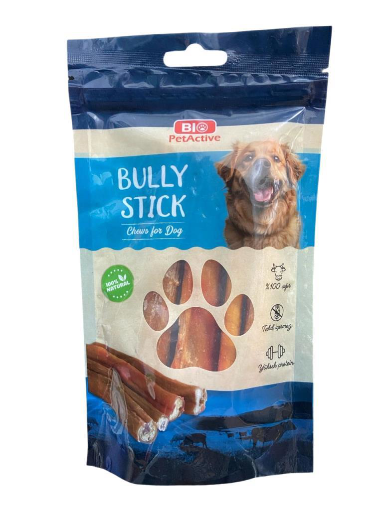 Bio Pet Active Bully Stick Çubuk Sığır Kamışı Köpek Ödülü 100 Gr