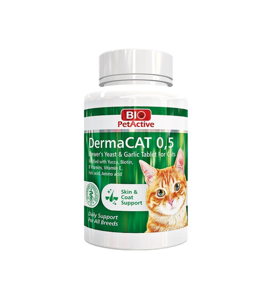 Bio Pet Active Dermacat Kediler Için 0,5 Sarımsaklı Maya Tableti Bio Pet Active Dermacat Kediler Için 0,5 Sarımsaklı Maya Tableti