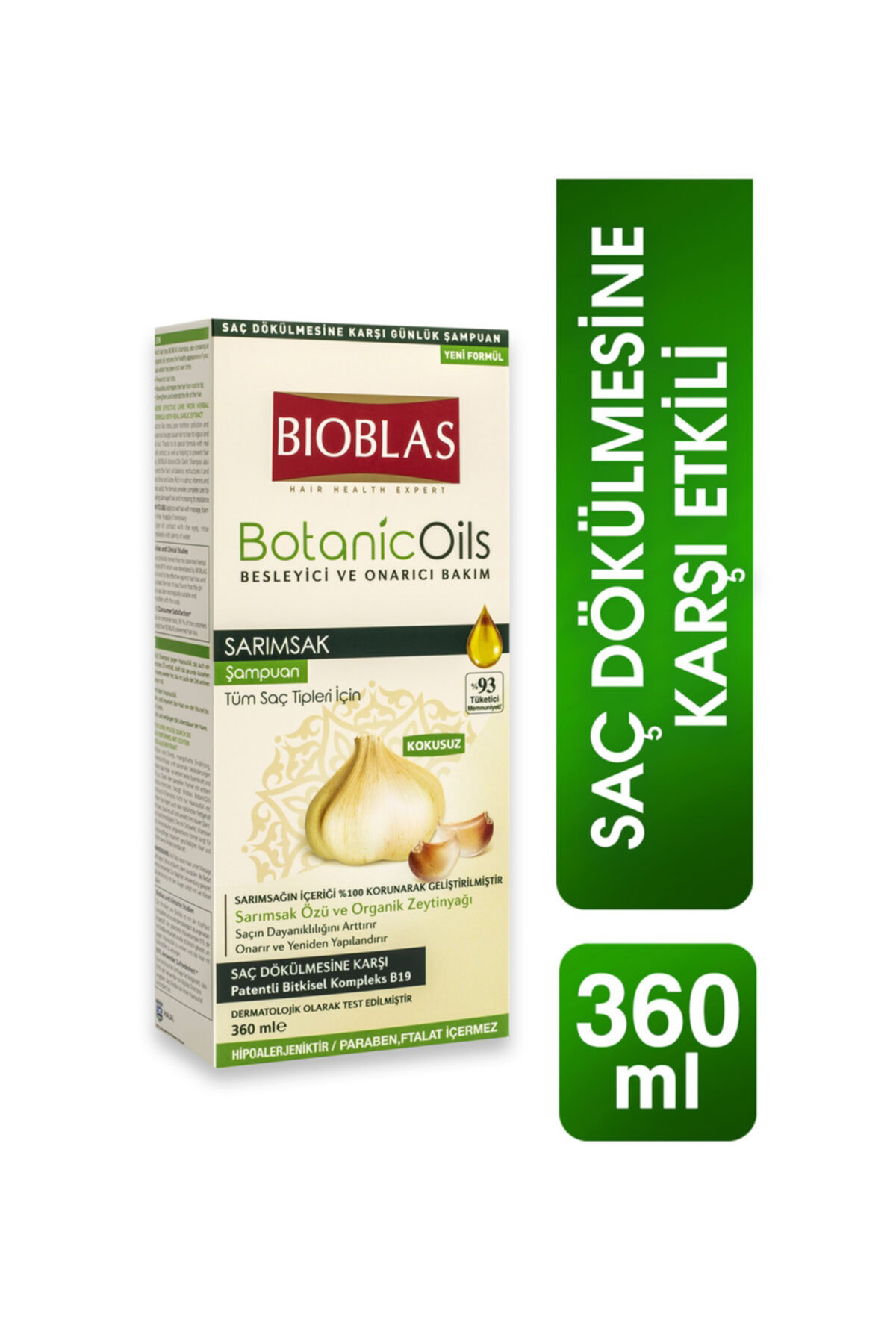 Bıoblas Botanıc Oıls Sarımsak Özlü Şampuan 360 ml