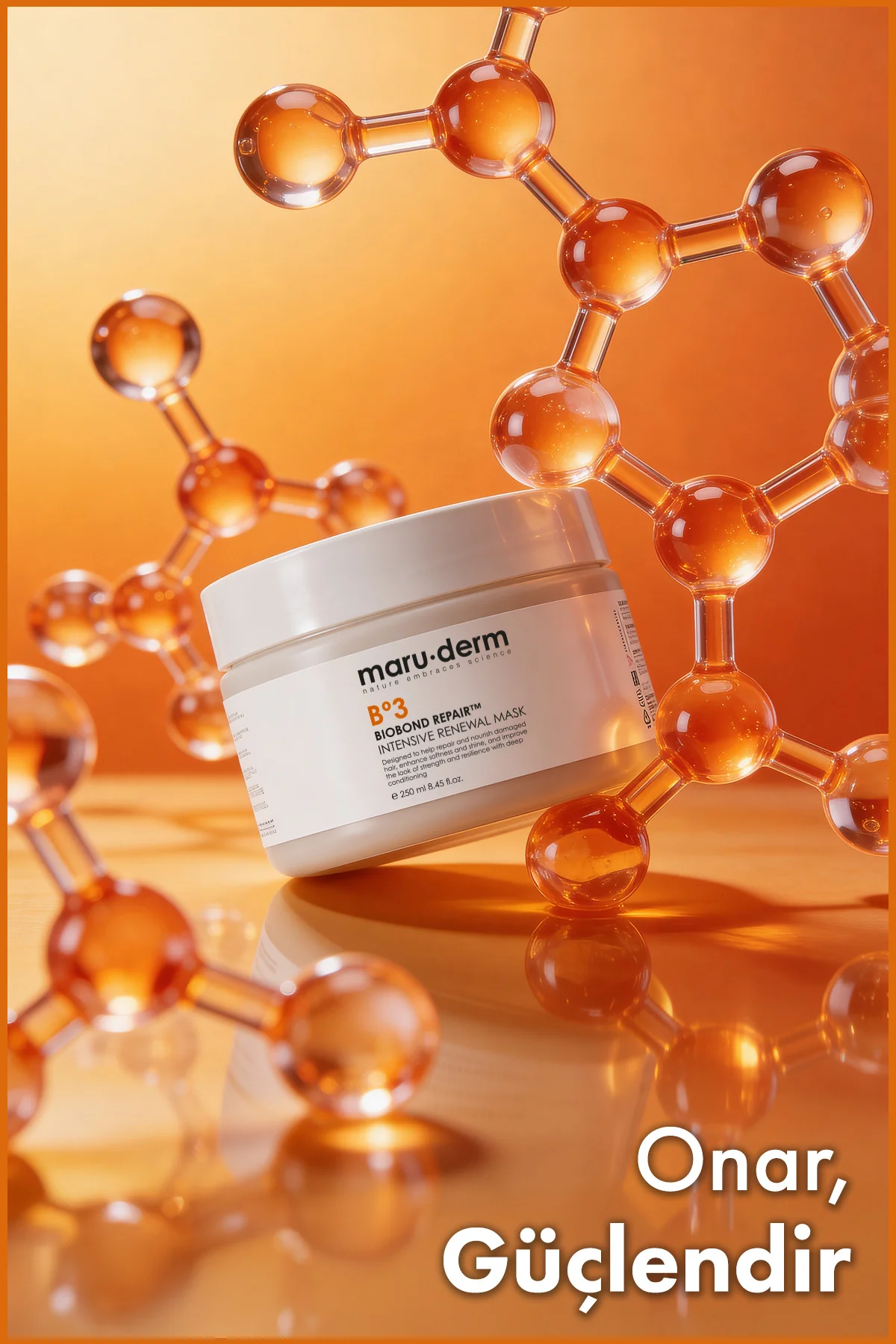 BioBond Repair™ Yoğun Onarıcı Saç Maskesi – Hasar Onarıcı Keratin & Bağ Güçlendirici 250 ML