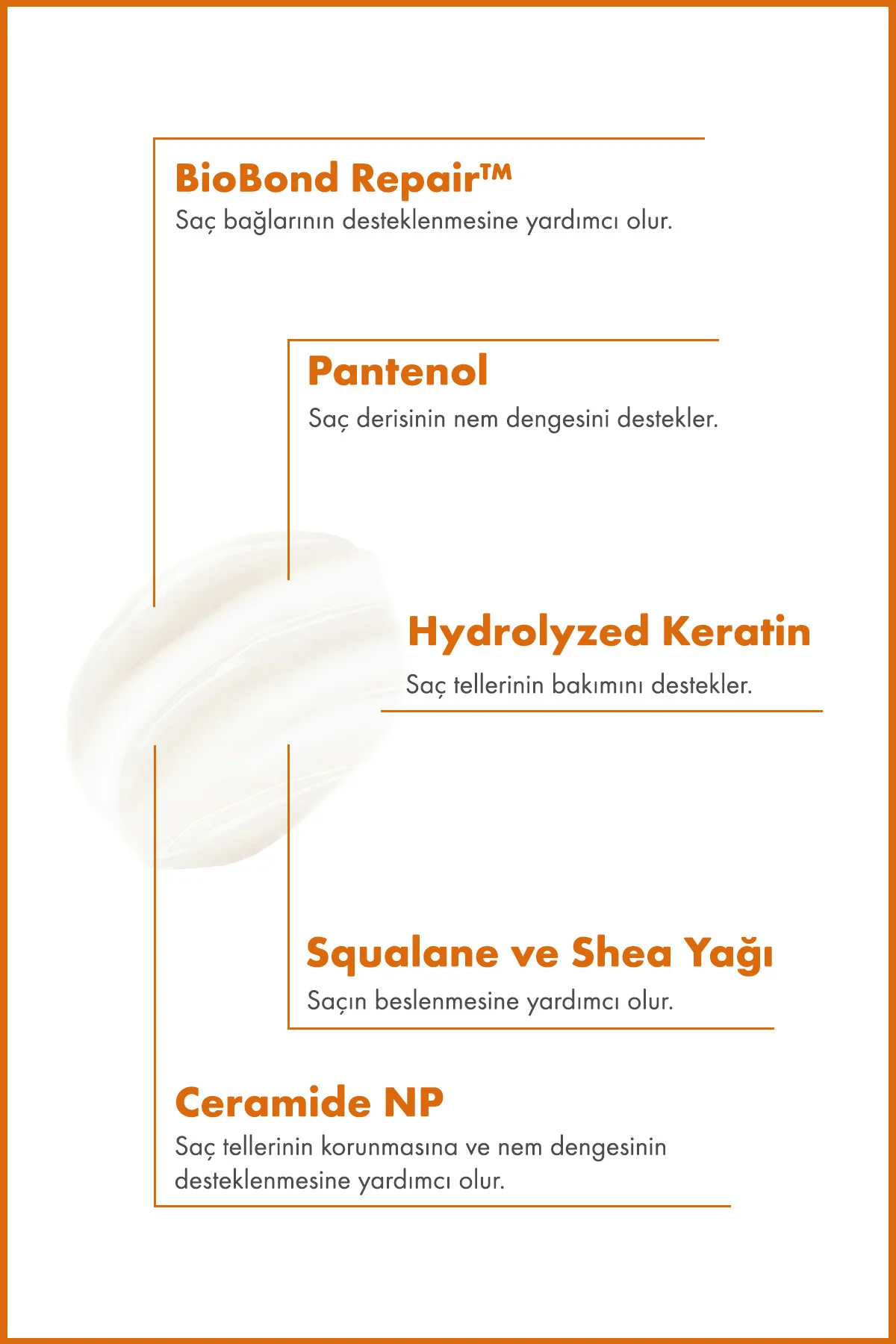 BioBond Repair™ Yoğun Onarıcı Saç Maskesi – Hasar Onarıcı Keratin & Bağ Güçlendirici 250 ML