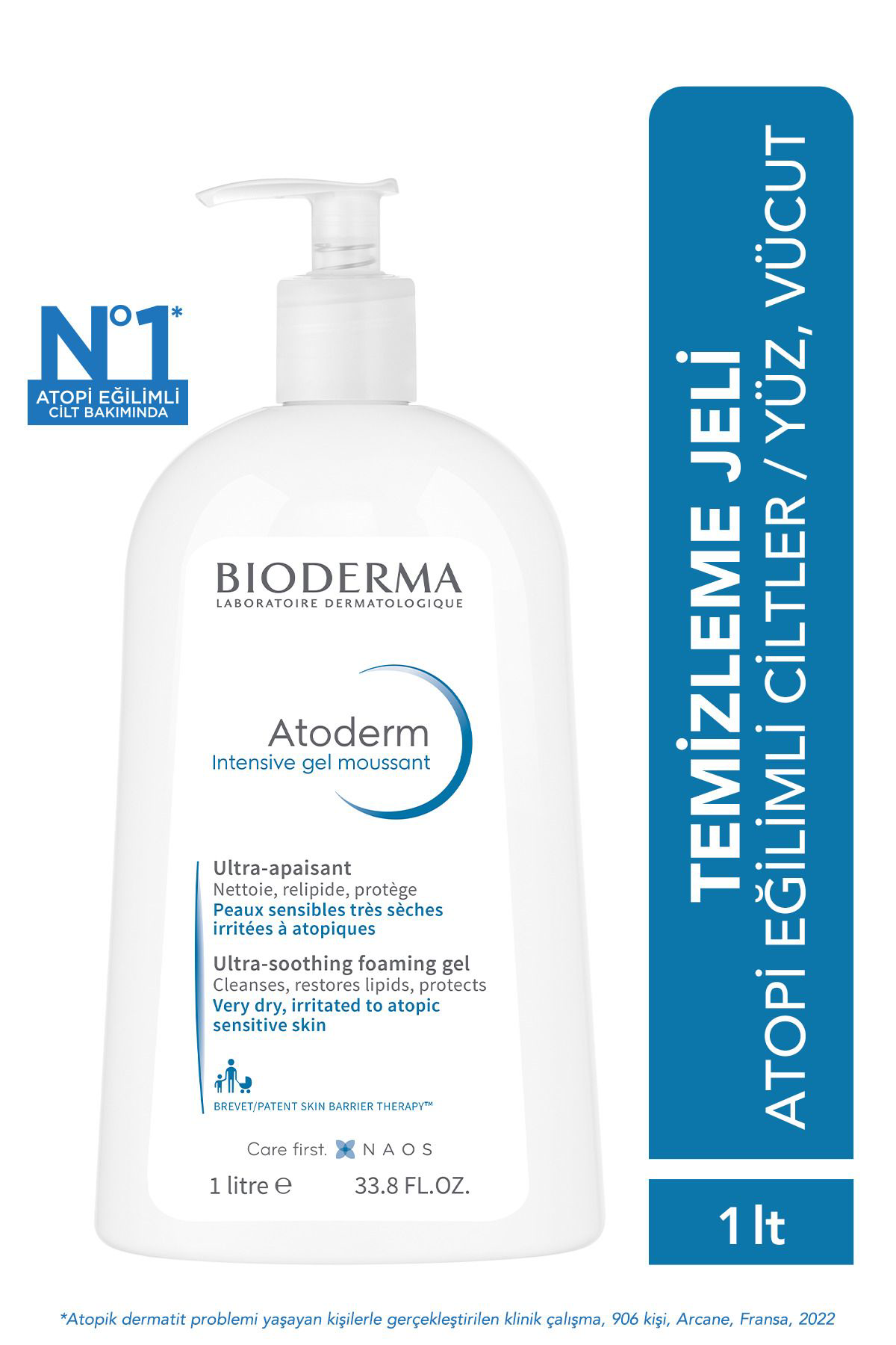 Bioderma Atoderm Intensive Foaming Gel 1 Lt