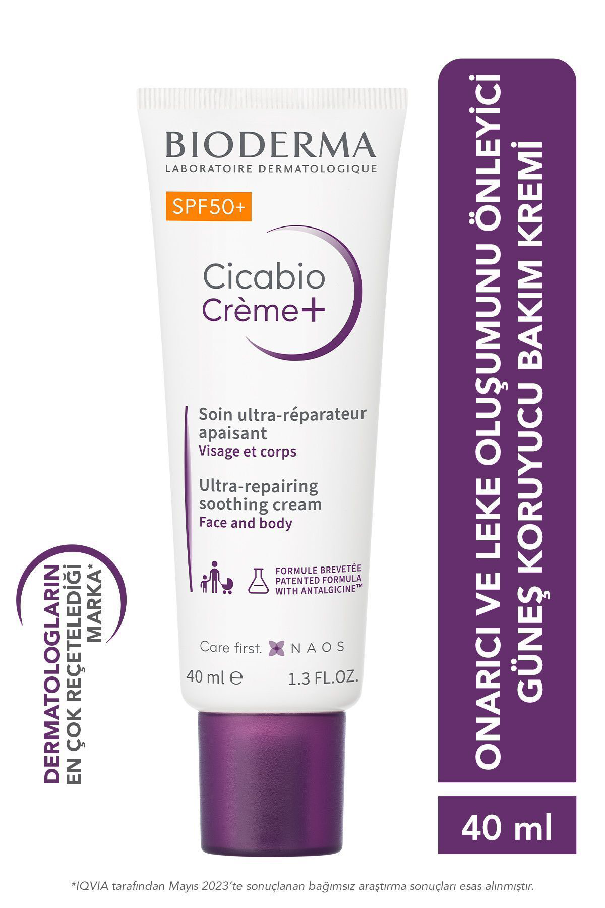 Bioderma Cicabio Cream+ SPF50+ 40 ml