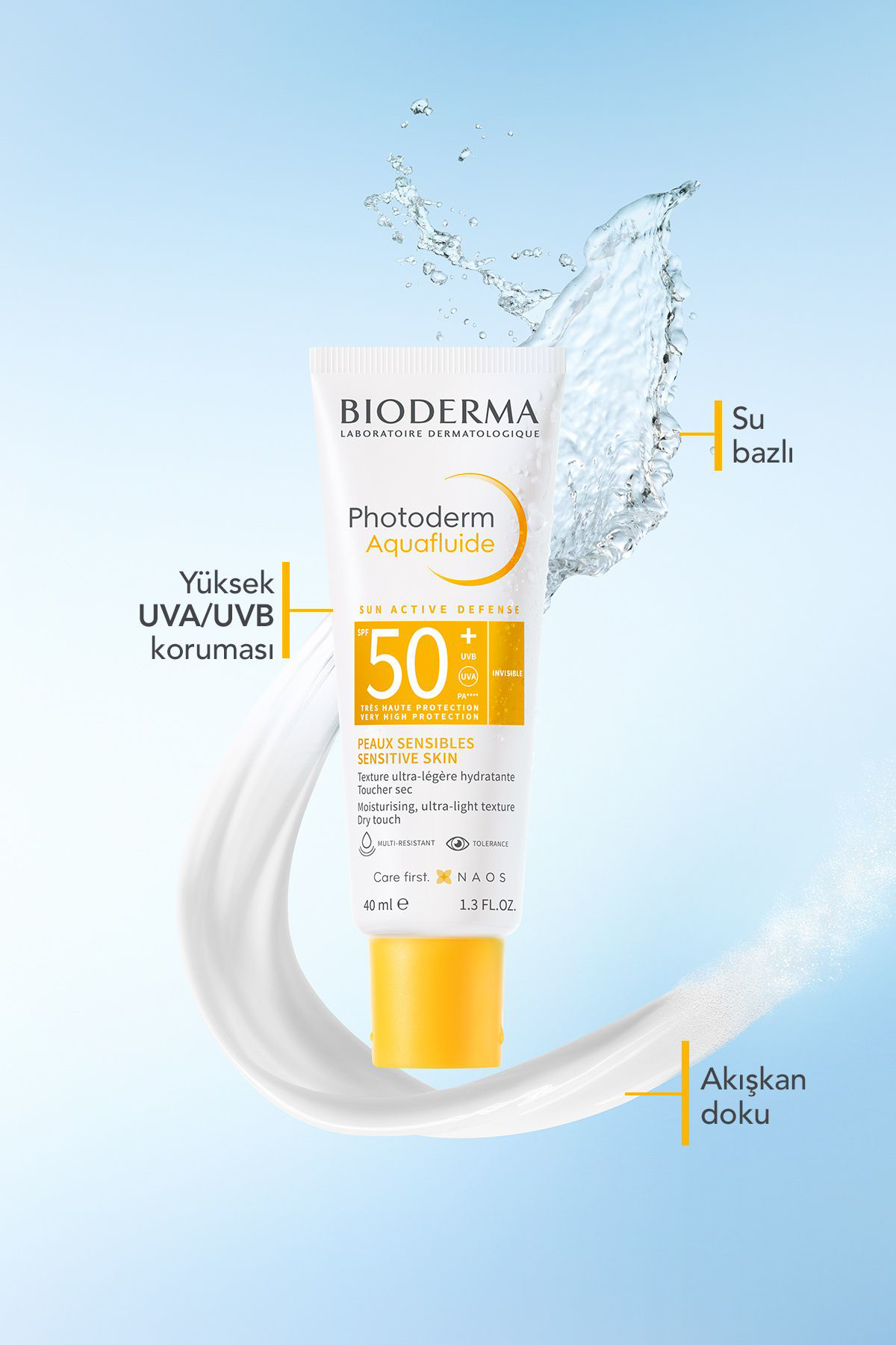 Bioderma Photoderm Aquafluid SPF50+ 40 ml & Sensibio H2O 100 ml İ