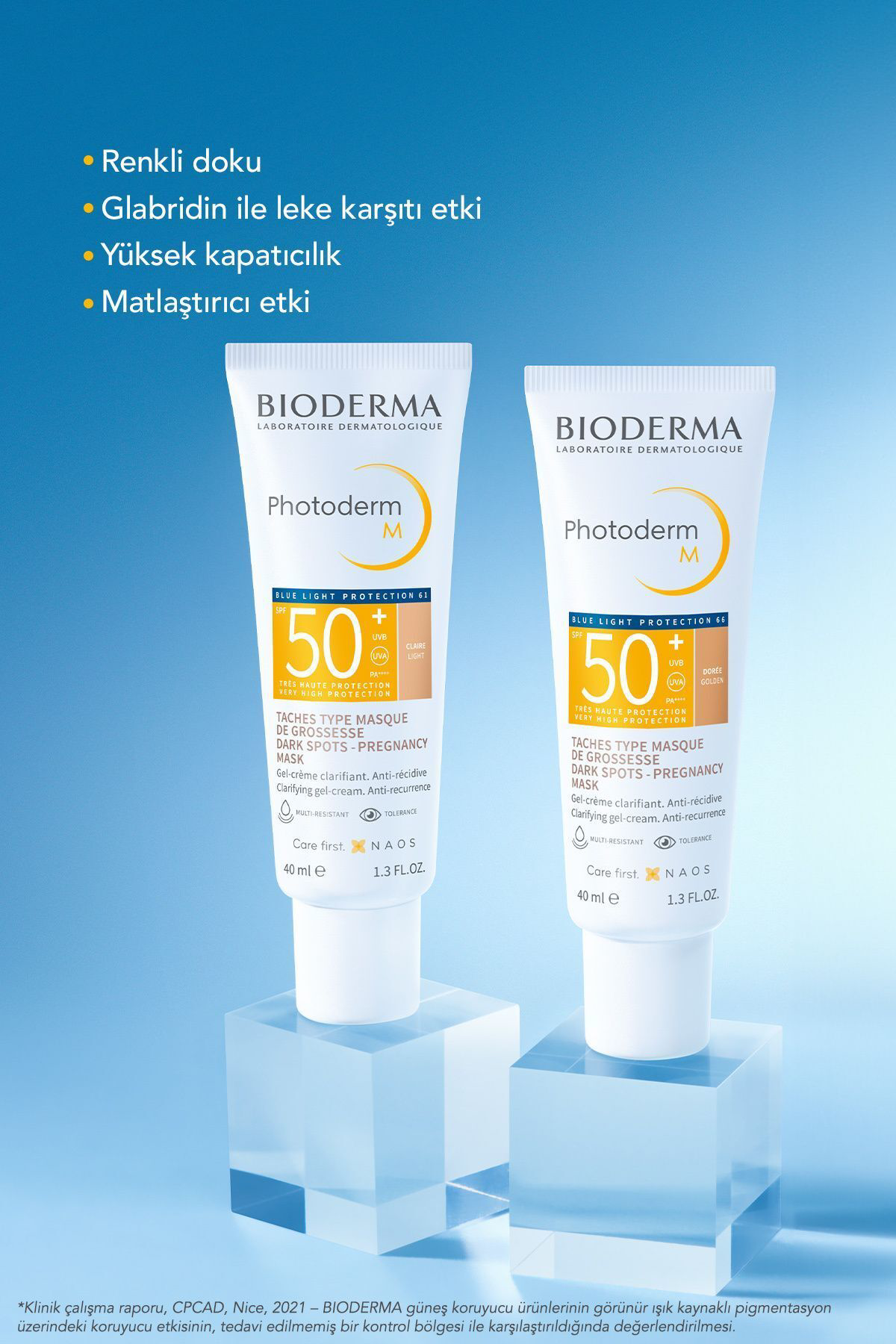 Bioderma Photoderm M Light Lekeli Ciltler İçin SPF50+ 40 ml