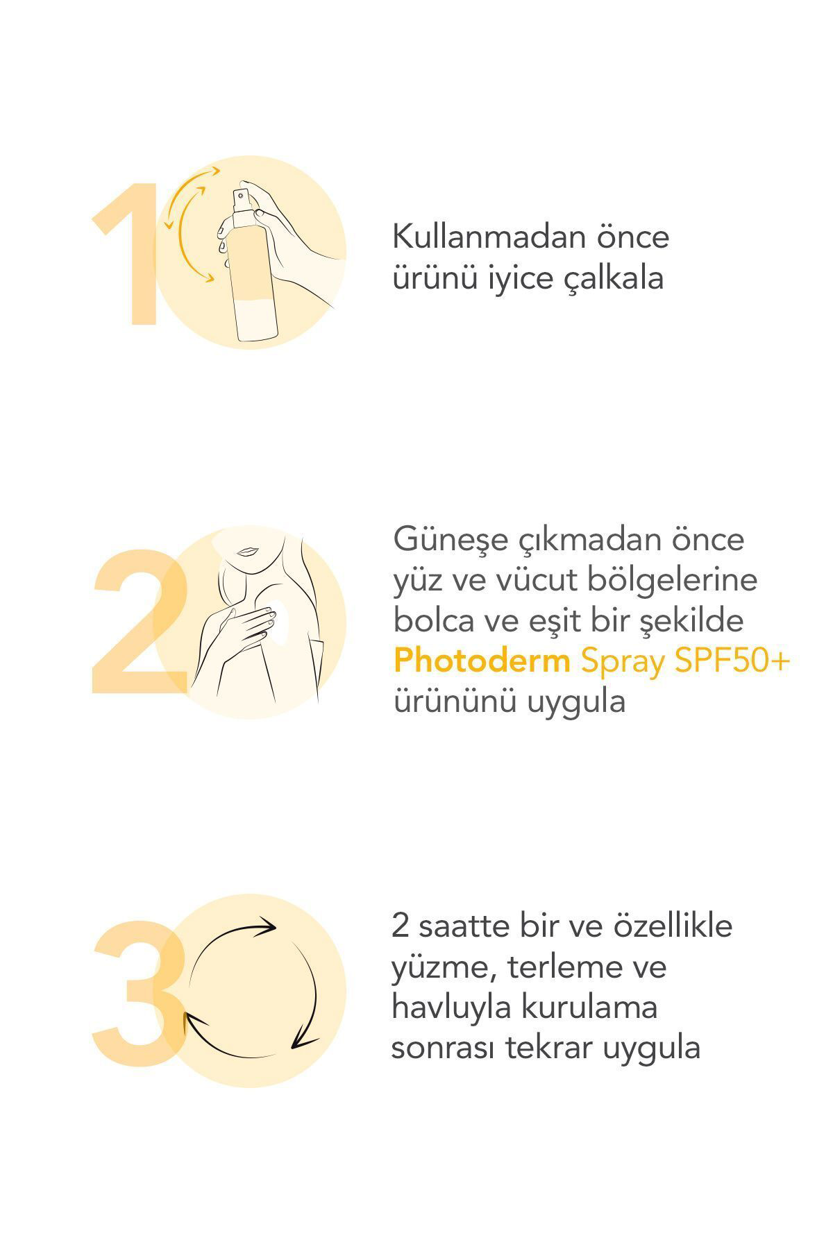 Bioderma Photoderm Spray SPF50+ Tüm Ciltler için Sprey Formda Yük