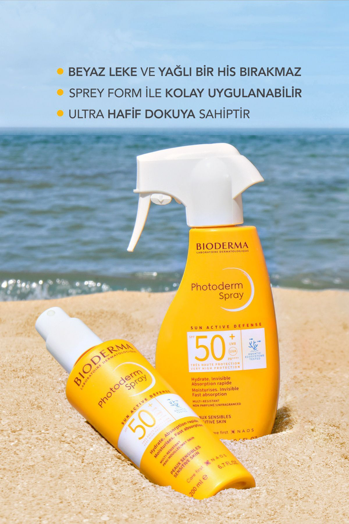 Bioderma Photoderm Spray SPF50+ Tüm Ciltler için Sprey Formda Yük