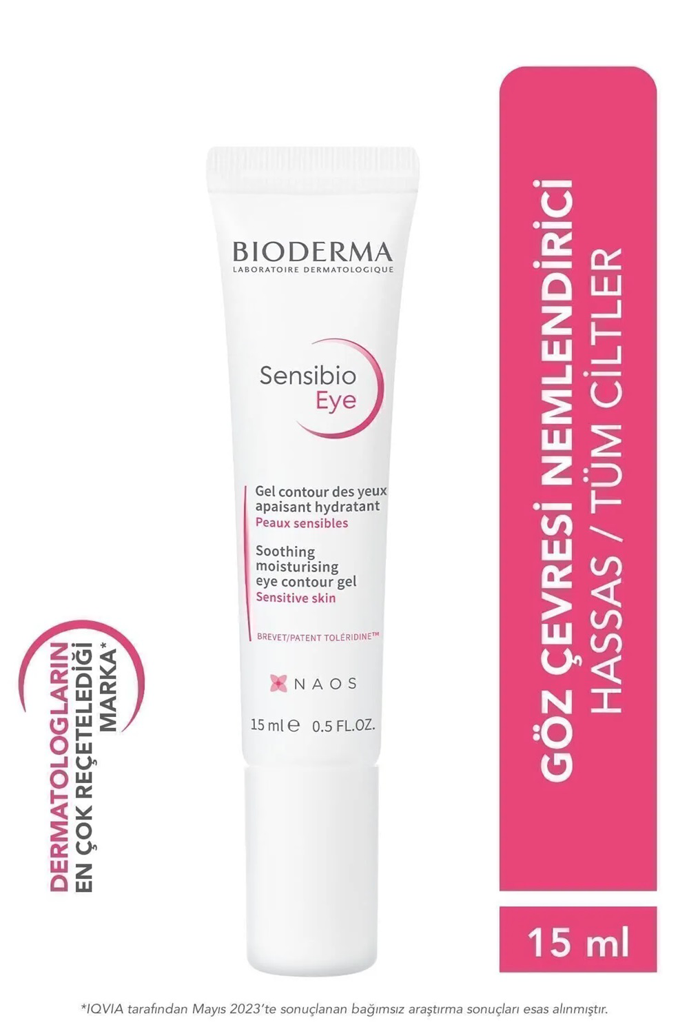 Bioderma  Sensibio Eye Contour Gel 15 Ml
