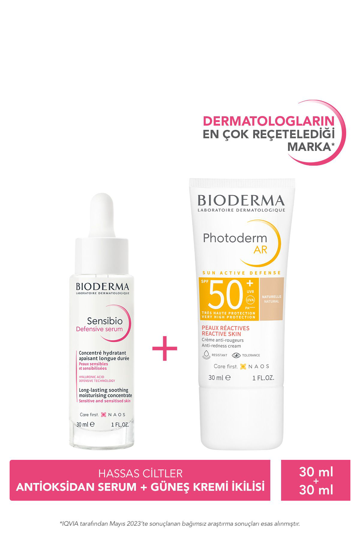 Bioderma Sensibio Defensive Serum 30 ml & Photoderm AR SPF50+ 30 Bioderma Sensibio Defensive Serum 30 ml & Photoderm AR SPF50+ 30