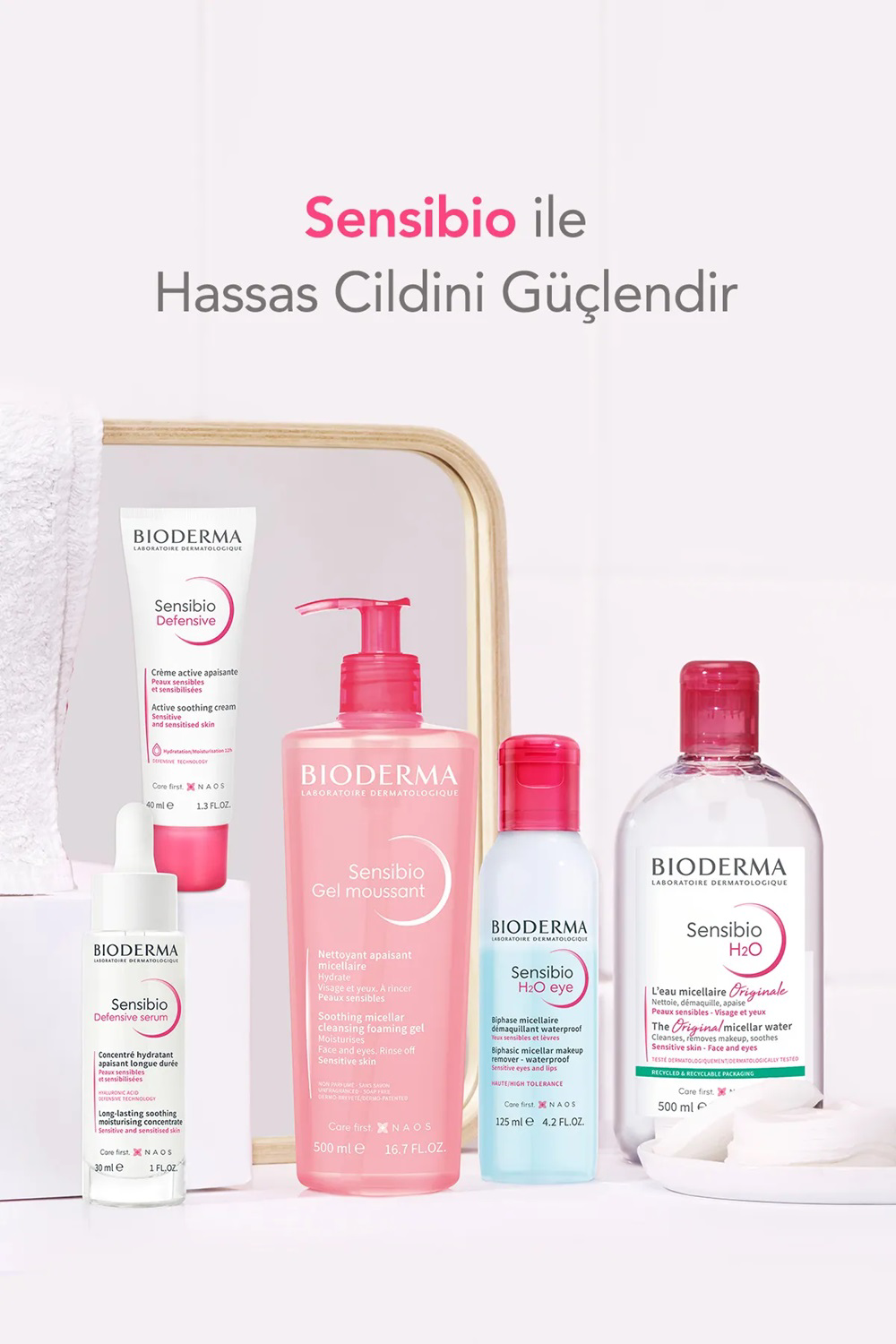 Bioderma Sensibio H2O 500 ml - İkili Paket