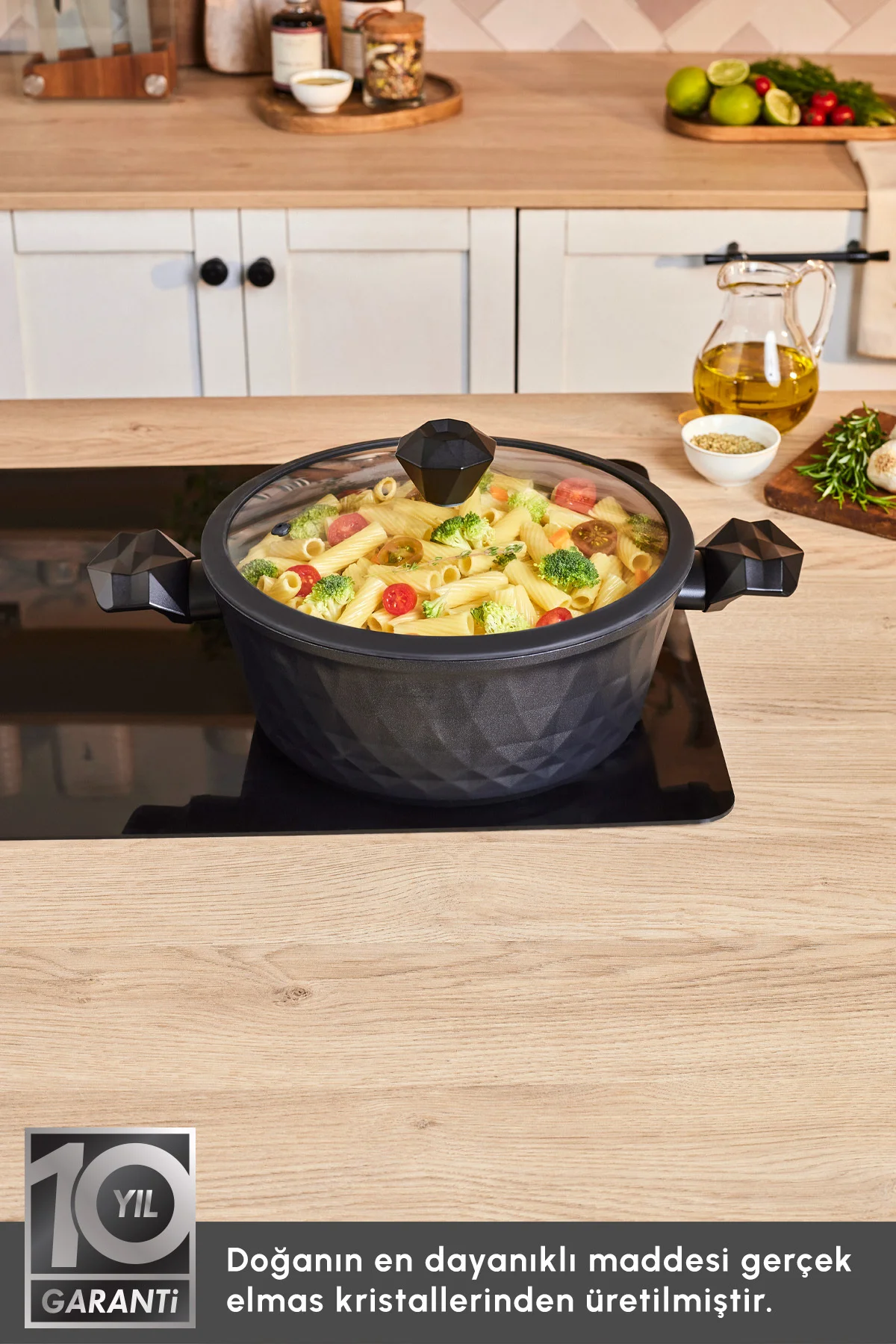Biodiamond Antibakteriyel Kulp Tencere 28 Cm Biodiamond Antibakteriyel Kulp Tencere 28 Cm - Görsel 6