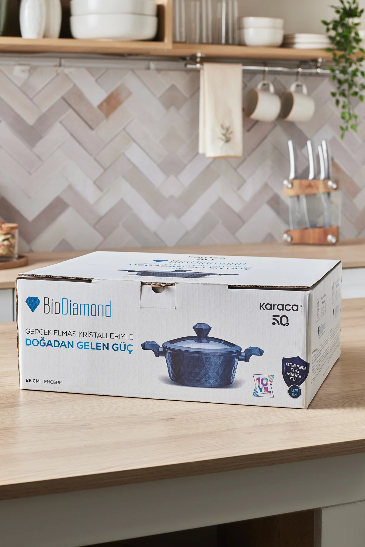 Biodiamond Antibakteriyel Kulp Tencere 28 Cm Biodiamond Antibakteriyel Kulp Tencere 28 Cm - Görsel 8